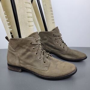 Sam Edelman Lace-Up Leather Boots